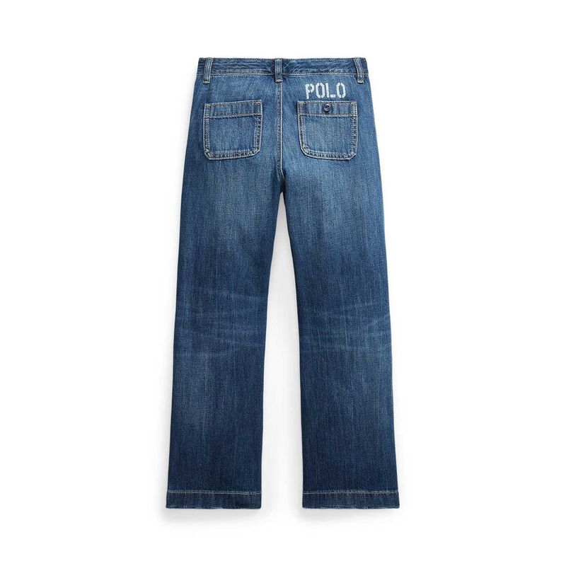 Ralph Lauren Logo Wide Leg Jean image number 1